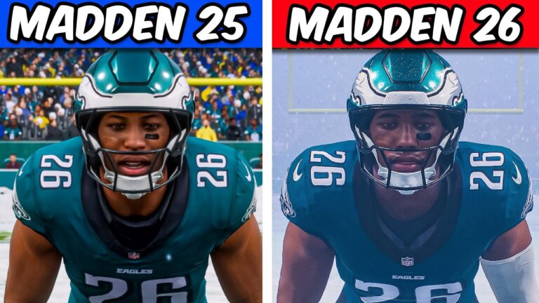 Madden 26 vs Madden 25 Side by Side Comparison!