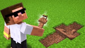 Minecraft But I Can Make Villager of Any Block..