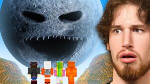 Minecraft But THE MOON WOKE UP..