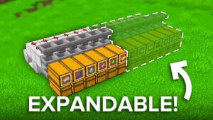 Minecraft Easiest Sorting System - How to Build & Use