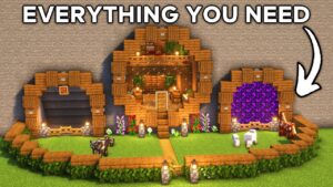 Minecraft: How to Build a Mountain House | Tutorial🏠