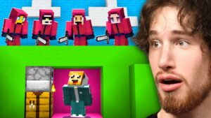 Minecraft Manhunt But It's SQUID GAMES!