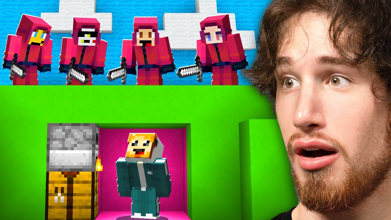 Minecraft Manhunt But It's SQUID GAMES!