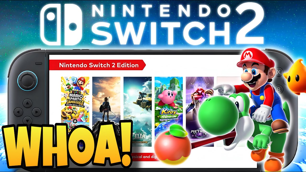 NEW Nintendo Switch 2 Edition Games Incoming?! + Mario Galaxy