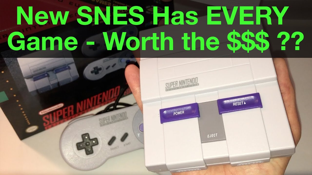 NEW Super Nintendo Has EVERY SNES Game - Is It
