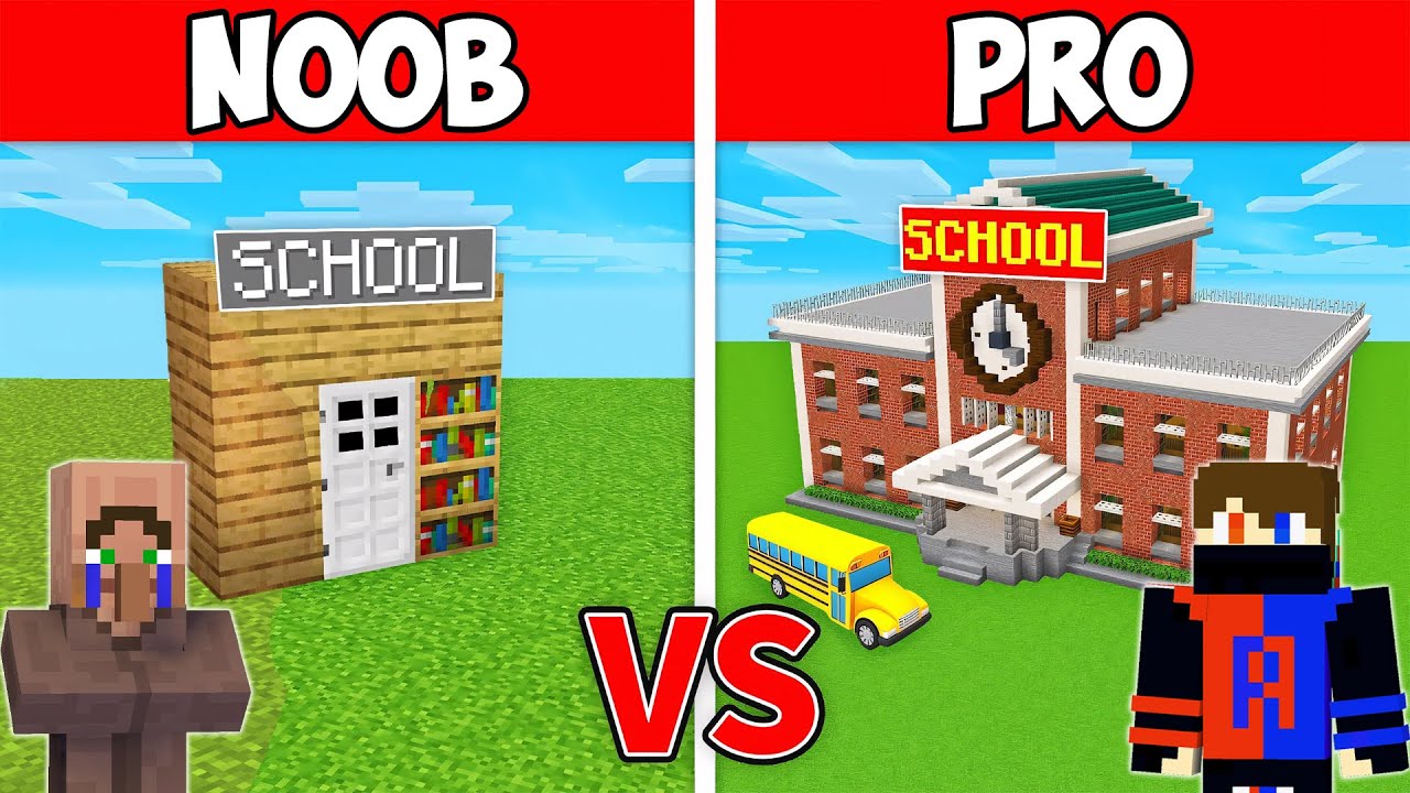 Noob to Pro School in Minecraft