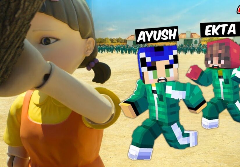 Playing SQUID GAME (EXTREME) in Minecraft Squid Games 2 😱