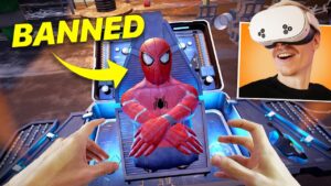 Playing The BANNED Spider-Man VR Game