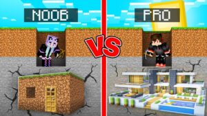 Rs1 vs Rs1,00,000 Best House Mining Challenge in Minecraft