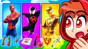 THE *RANDOM* SPIDERMAN CHALLENGE IN FORTNITE!