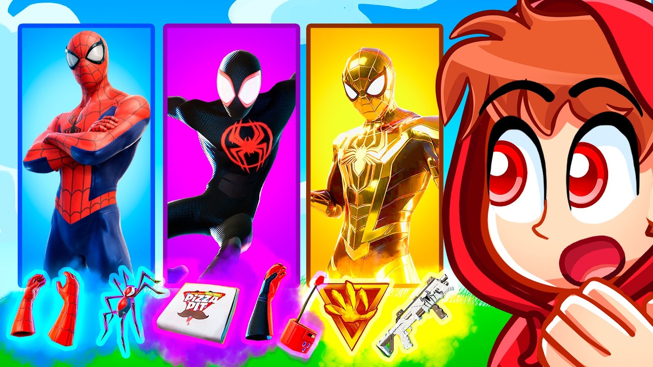 THE *RANDOM* SPIDERMAN CHALLENGE IN FORTNITE!