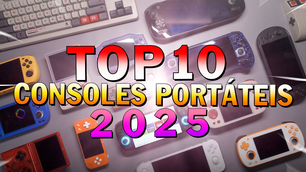 TOP 10 MELHORES CONSOLES PORTÁTEIS DE 2025 !