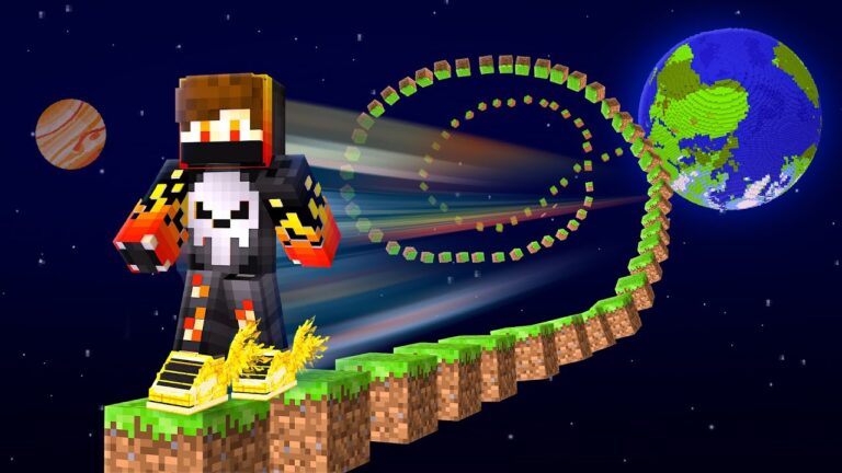 TRAVELLING 1,000,000,000 BLOCKS IN MINECRAFT !!!