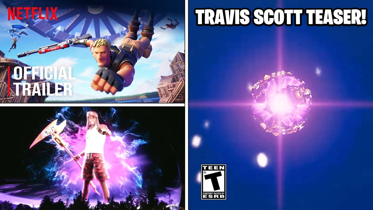 TRAVIS SCOTT TEASER! (Fortnite Movie Cancelled & Kai Cenat Skin!)