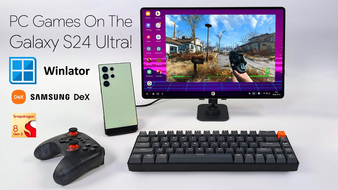 The Galaxy S24 Ultra Can Run Real PC Games Using