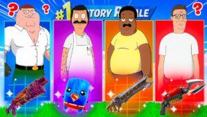 The *RANDOM* CARTOON DAD BOSS Challenge! (Fortnite)