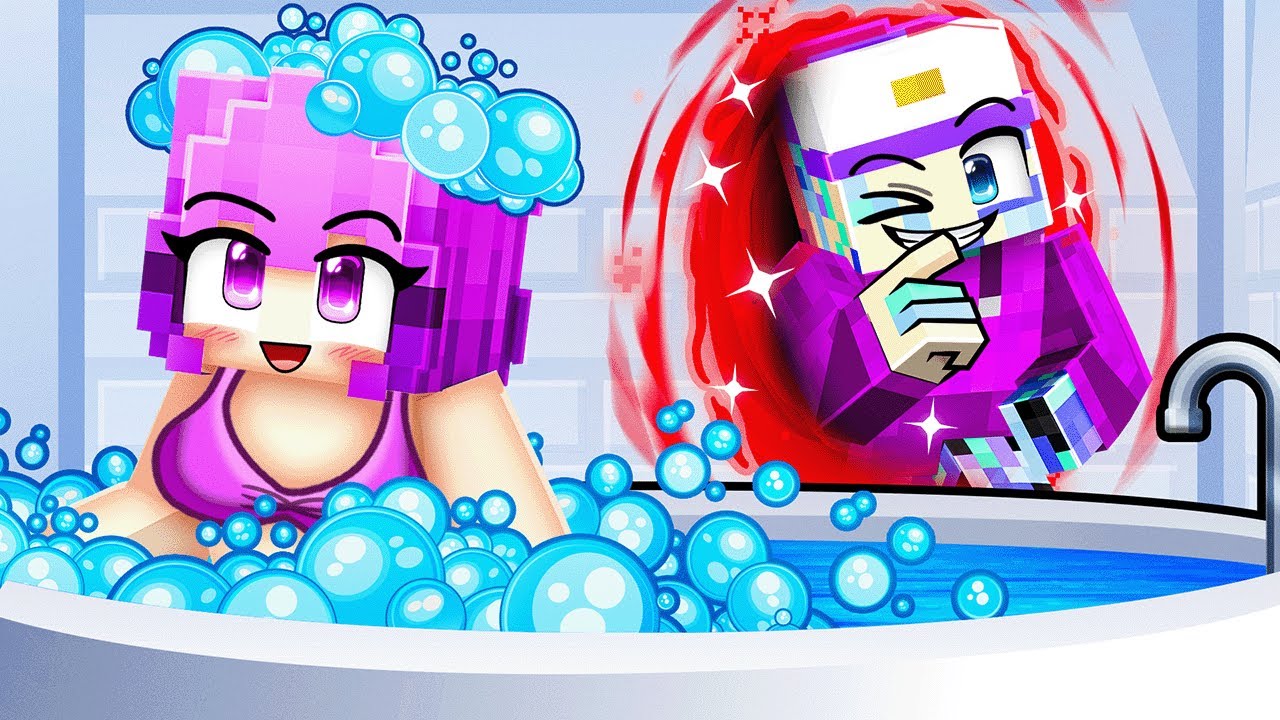 Using PORTAL MOD to SPY on My CRUSH in Minecraft!