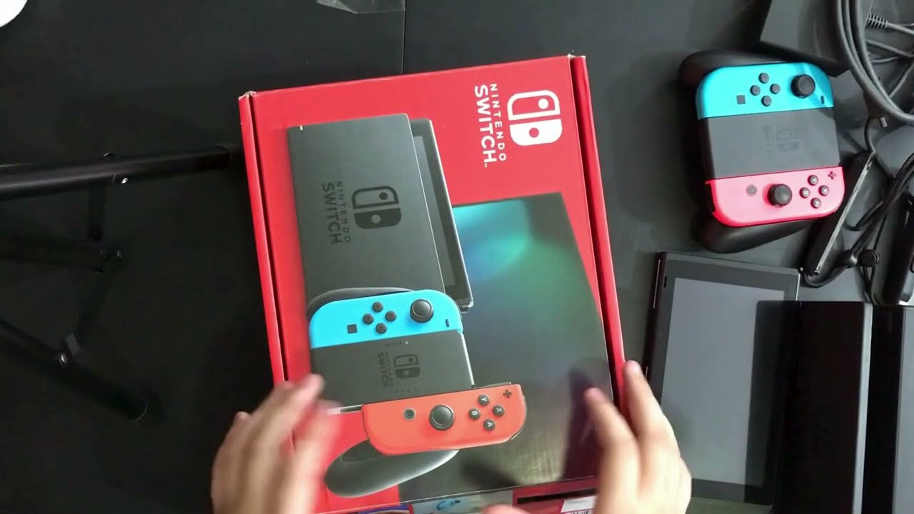 unboxing de una nintendo switch y cómo conectarla a la