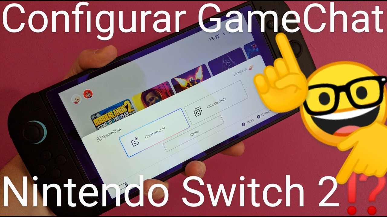 🎮©️ Como ACTIVAR GAME CHAT en NINTENDO SWITCH 2 FÁCIL