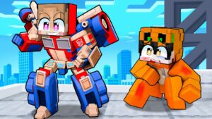 AKU JADI TRANSFORMERS PENYELAMAT DI MINECRAFT!!