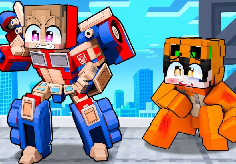 AKU JADI TRANSFORMERS PENYELAMAT DI MINECRAFT!!