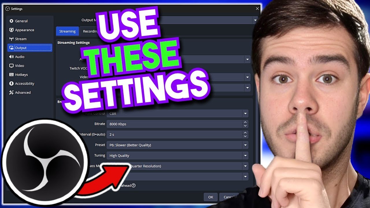 Best OBS Studio Settings for RECORDING in 2026 (For Beginners)