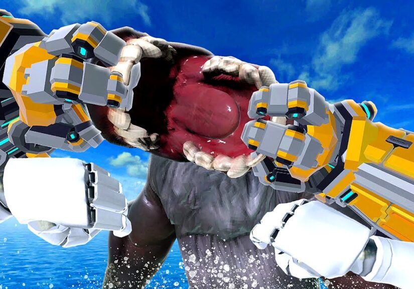 Breaking a Kaiju JAW - Kaiju Battle Simulator VR