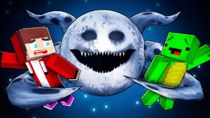 Can JJ and Mikey Survive MOON WAKES UP? - Maizen