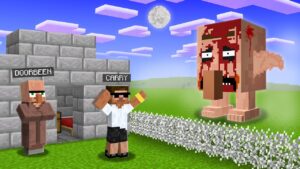 Carry Doorbin House Vs Horror Villager in Minecraft..