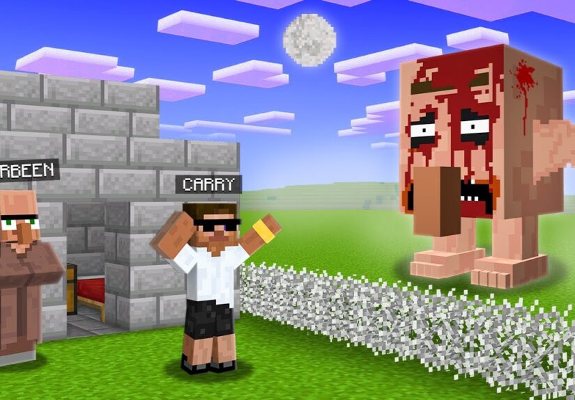 Carry Doorbin House Vs Horror Villager in Minecraft..