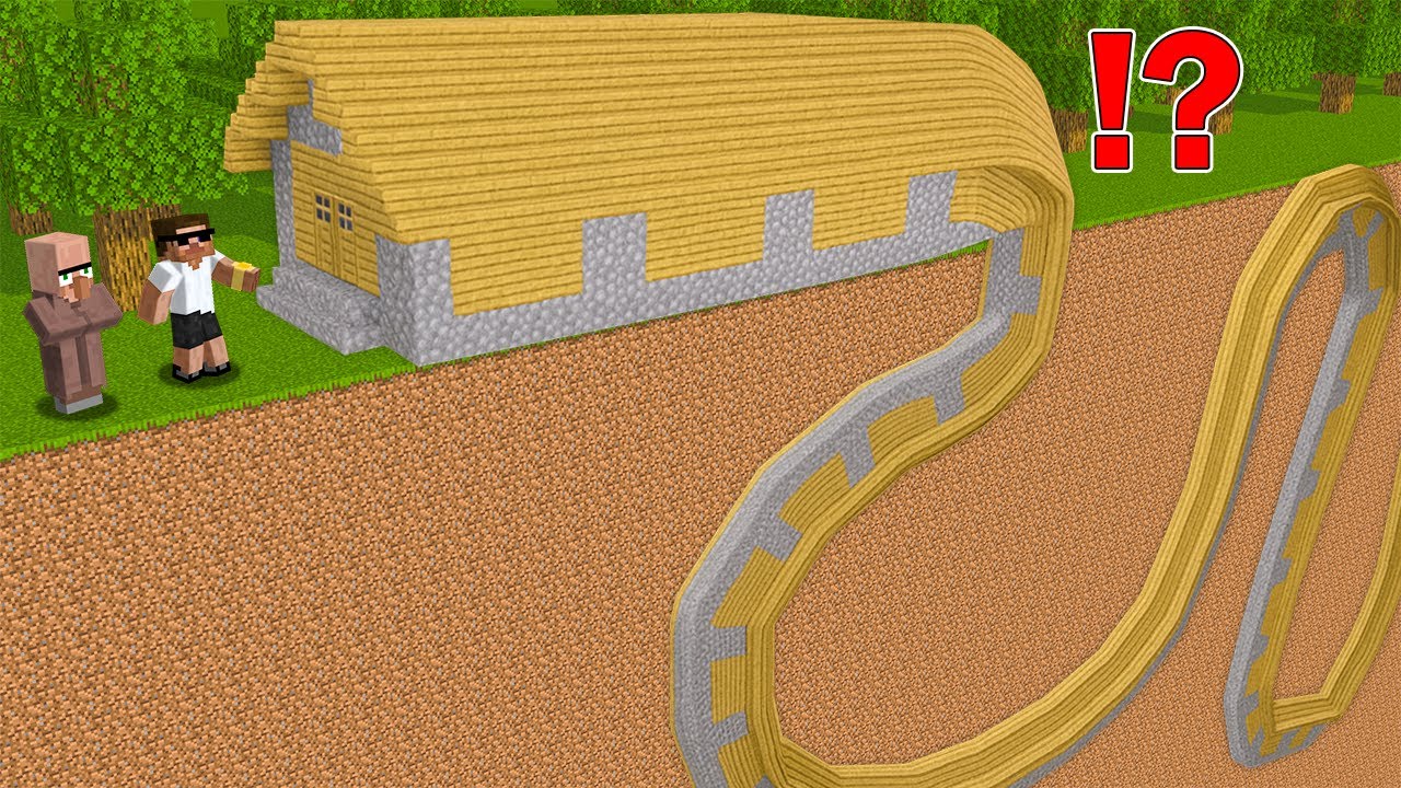 Carry and Doorbin found a UNDERGROUND VILLAGER HOUSE in Minecraft