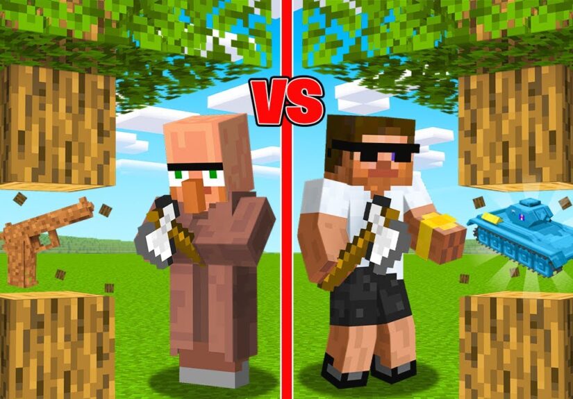 Carry vs Doorbin ARMY CHALLENGE in Minecraft..