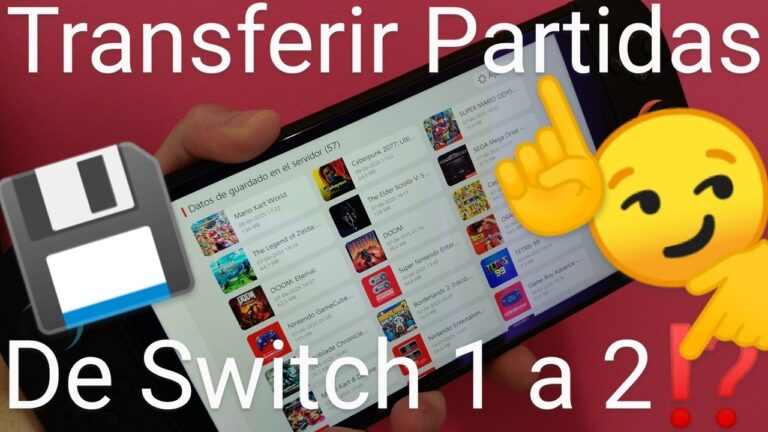 💾🔄 Como TRANSFERIR PARTIDAS GUARDADAS de la NINTENDO SWITCH 1