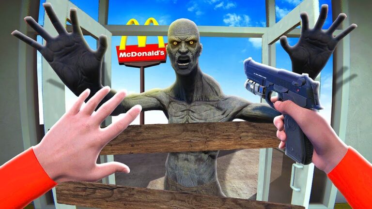 Defending MCDONALD'S from Zombies - Bonelab VR Mods