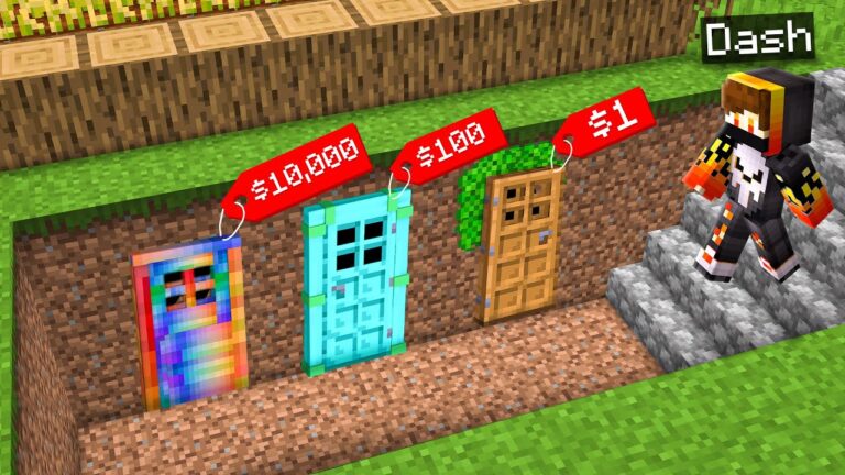 Don’t enter the wrong door in Minecraft !!!