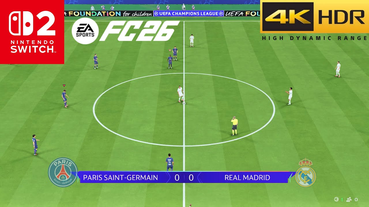 EA SPORTS FC 26 Nintendo Switch 2 Gameplay [4K HDR]