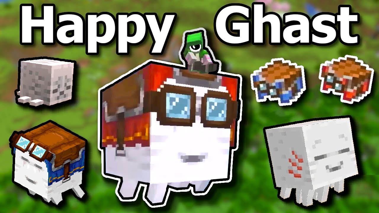 Everything about the Happy Ghast in Minecraft so far!