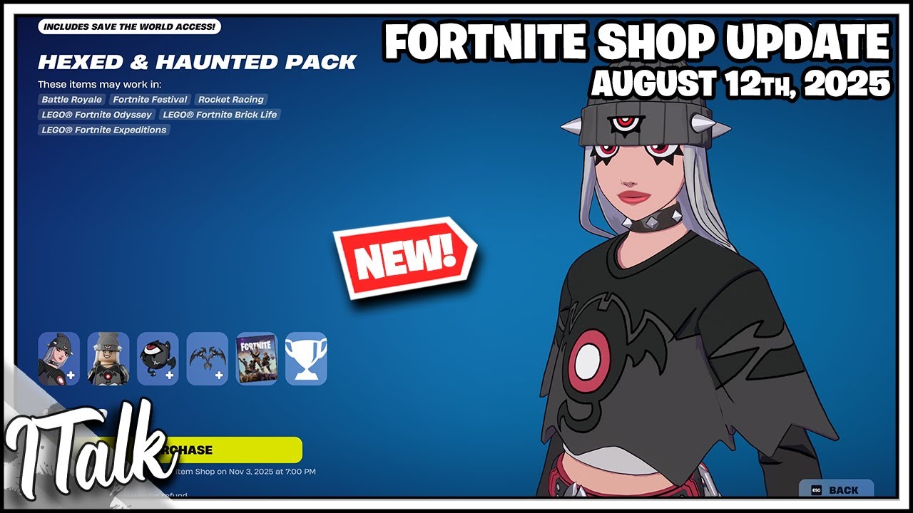 Fortnite Shop *NEW* STARTER PACK & STW PACK! [August 12th,