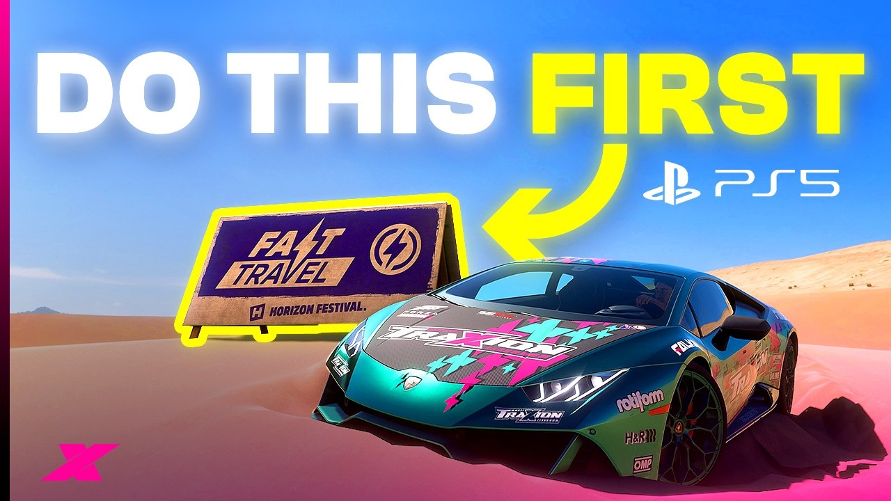 Forza Horizon 5 PS5 - Beginners Tips you NEED to