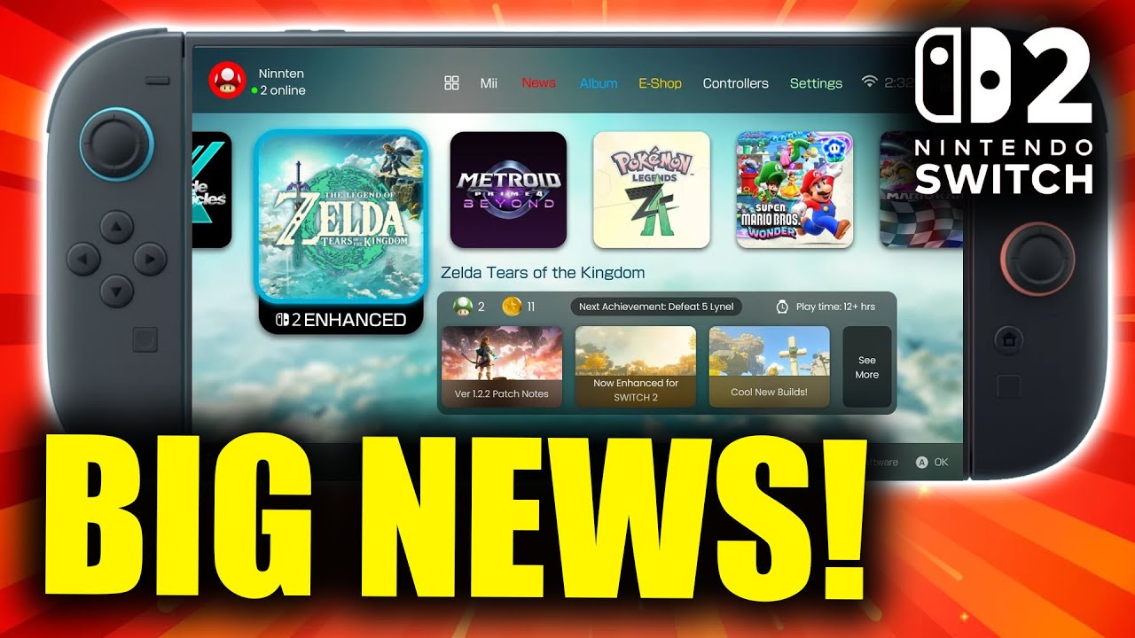 Great News About Nintendo Switch 2 Launch Day & More!