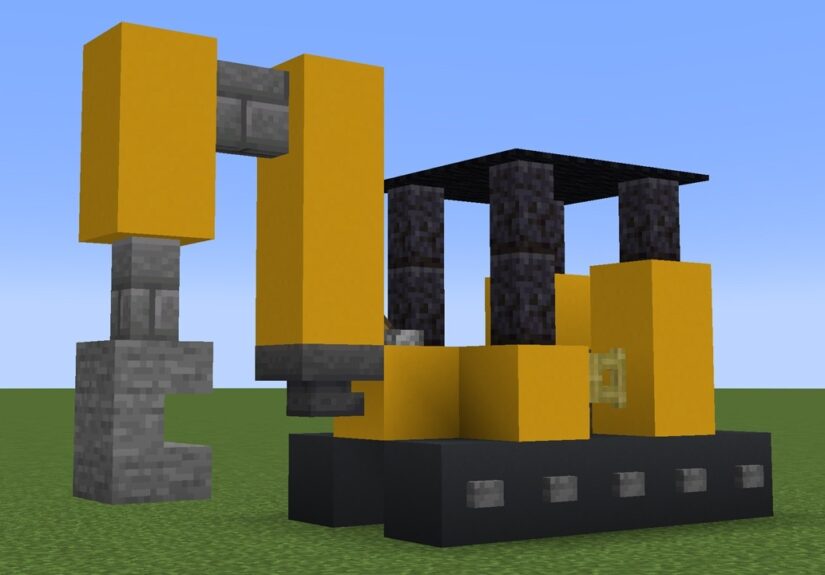 How To Build an Excavator In Minecraft | Step-By-Step