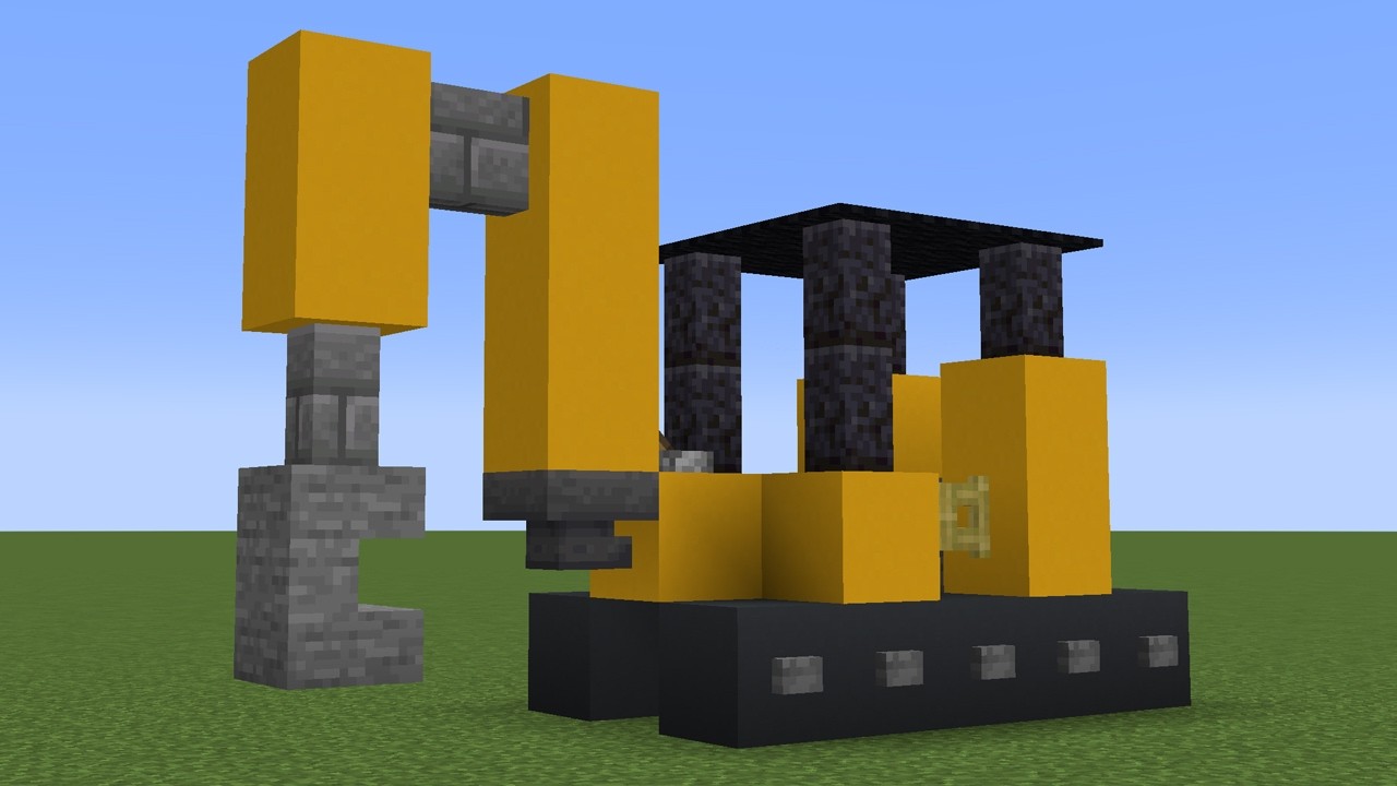 How To Build an Excavator In Minecraft | Step-By-Step