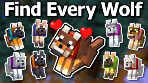 How To Find Every Wolf In Minecraft 1.21