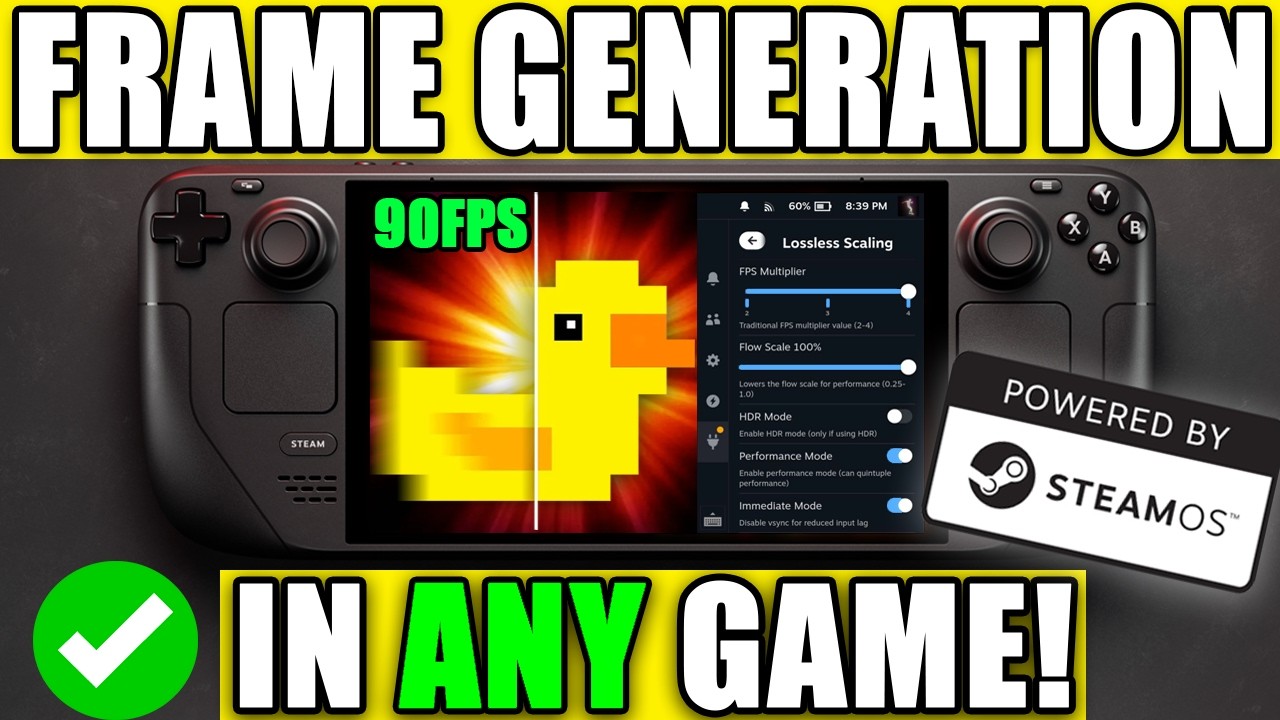 How To Use Lossless Scaling On Steam Deck: First Look
