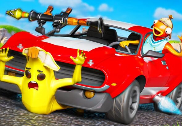 Hudson Plays Rockets Vs Cars in Fortnite