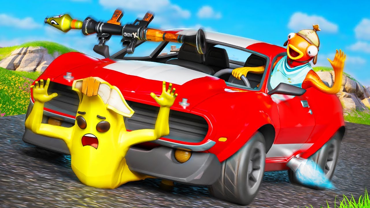 Hudson Plays Rockets Vs Cars in Fortnite