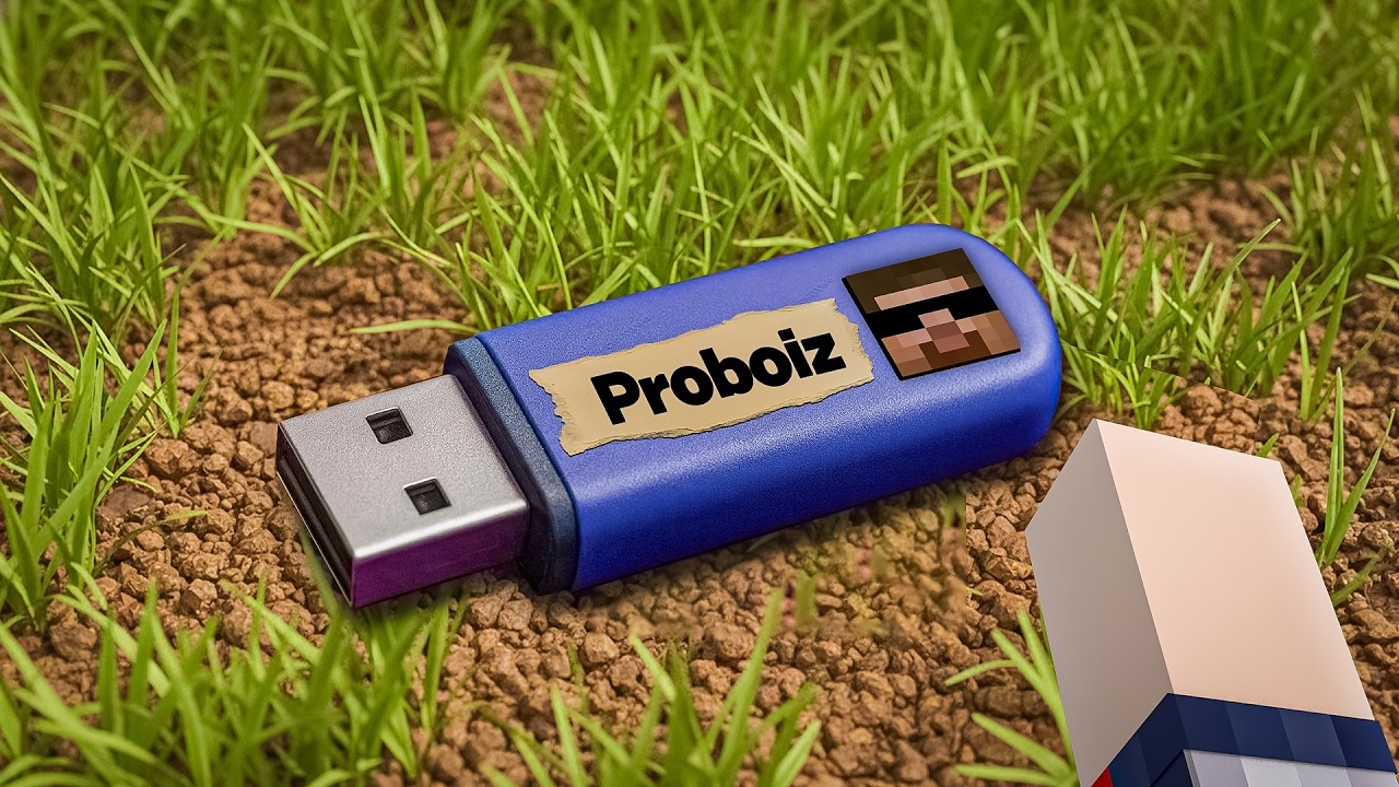 I Found My Friend's @ProBoiz95 Secret Minecraft World !! 😱