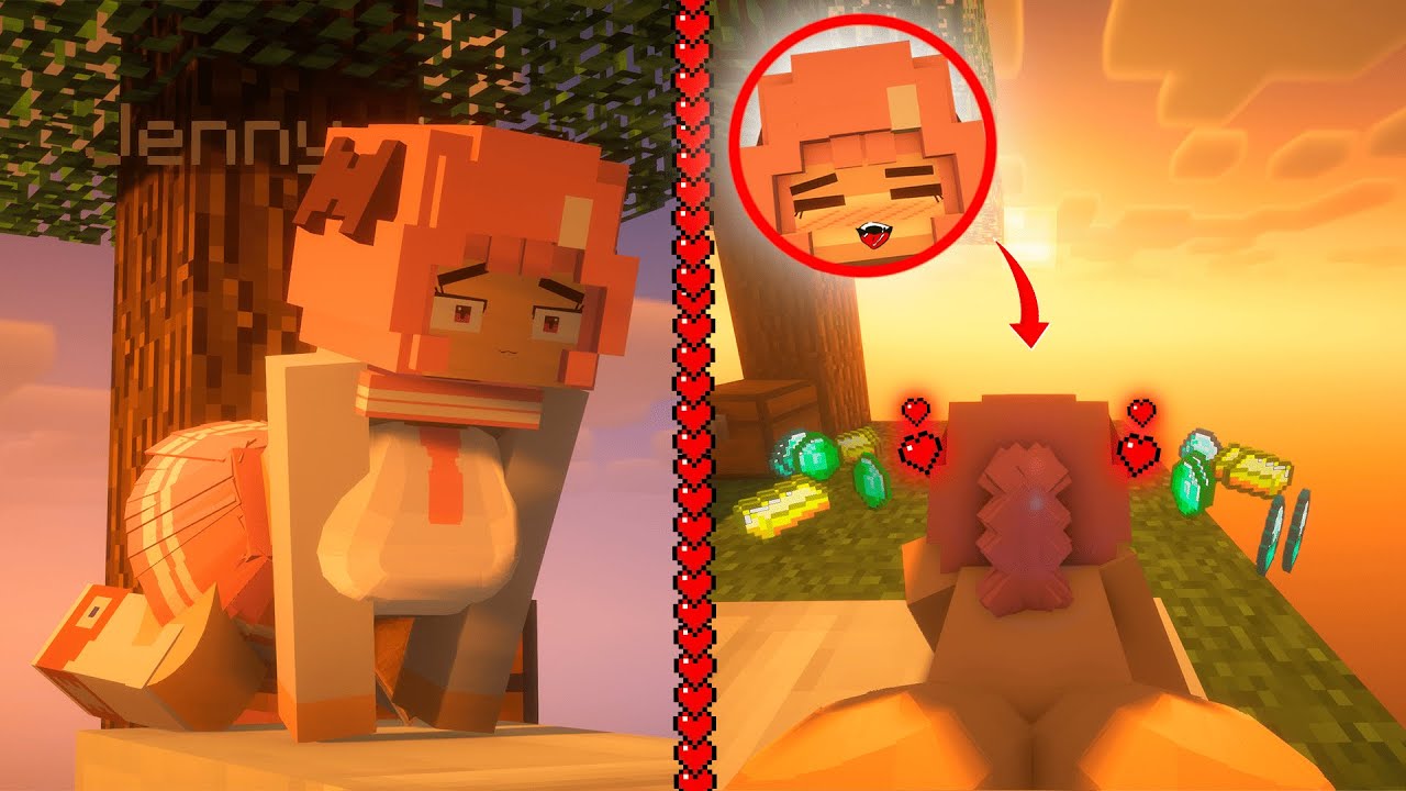 I Gave Jenny Tyan Diamonds Minecraft Skyblock and... She Thanked