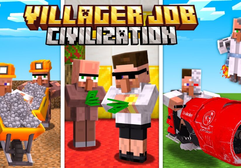 I Joined Villager Job Civilization in Minecraft..