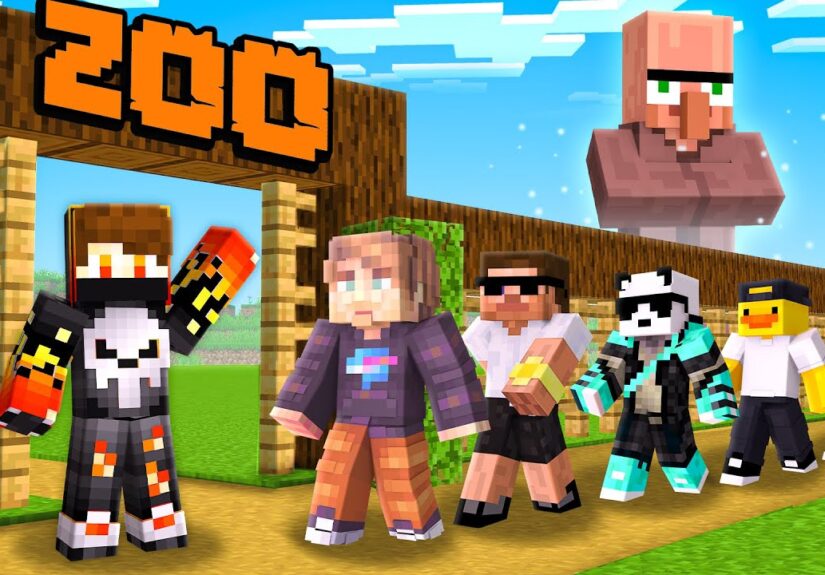 I MADE FAMOUS YOUTUBER ZOO IN MINECRAFT !!!